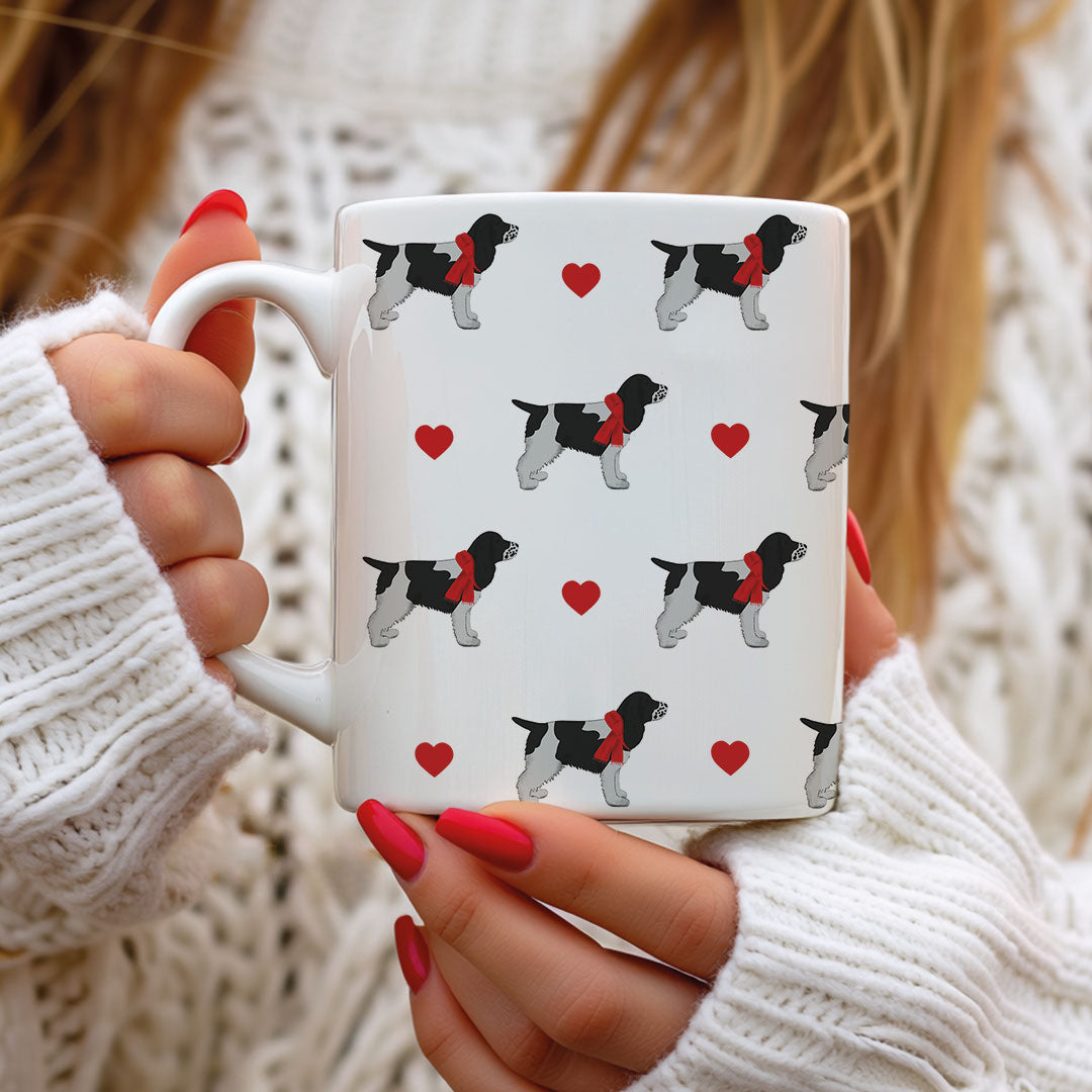 Blue Roan Cocker Spaniel Cosy Pattern Mug