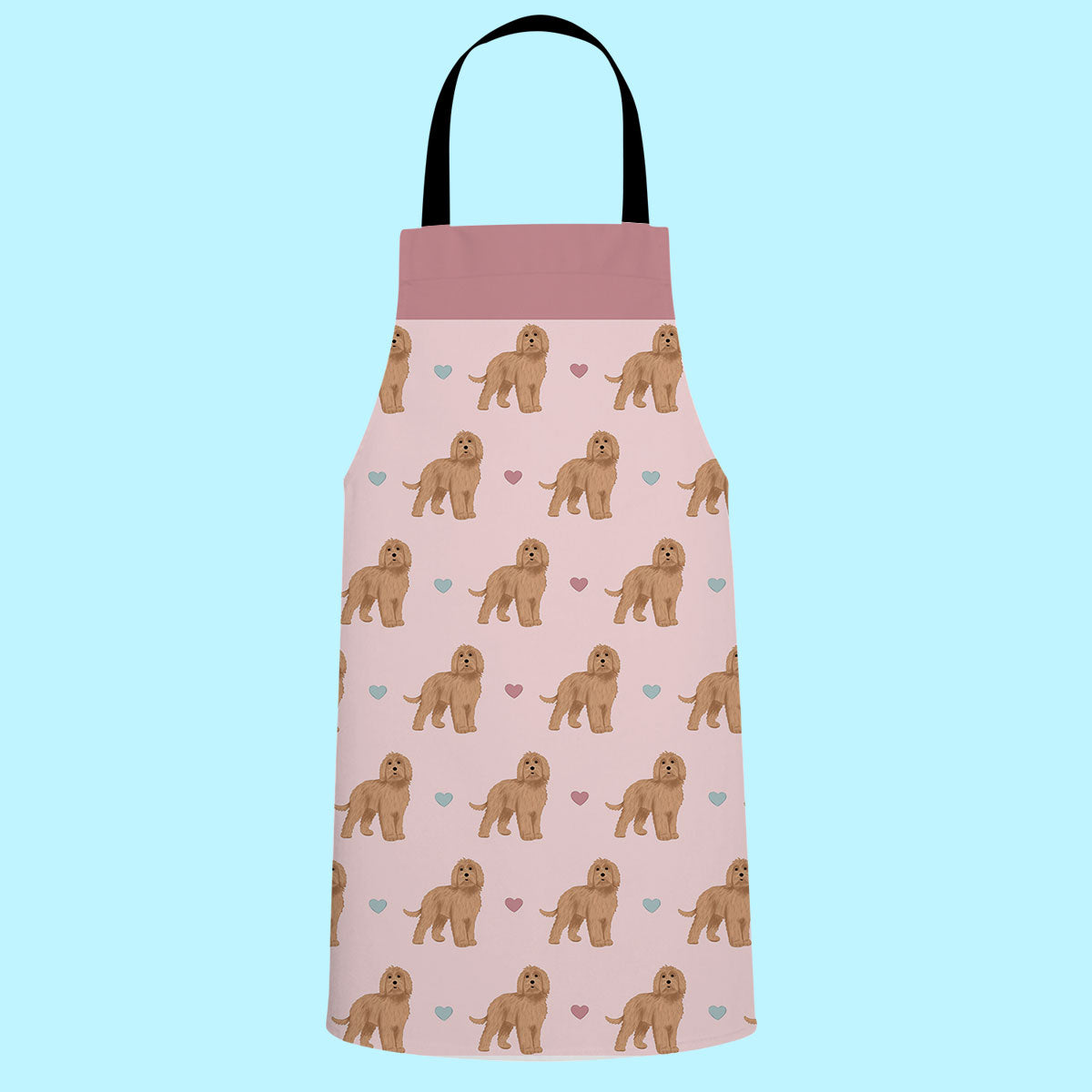 Labradoodles and Hearts Apron