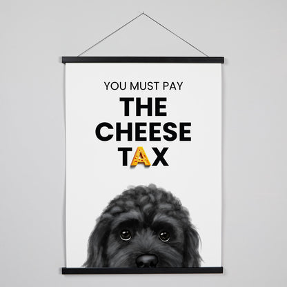 Black Cockapoo - Cheese Tax Hanging Print