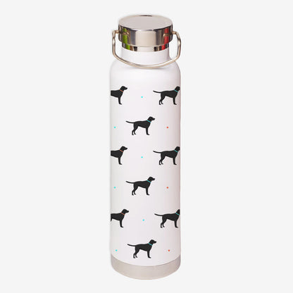 Black Labrador Water Bottle