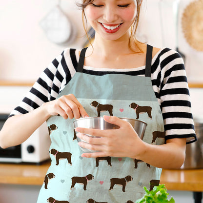 Chocolate and White Bulldogs Apron