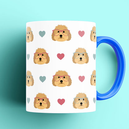 Cockapoos in Glasses Patterned Mug