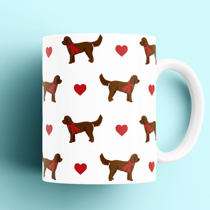 Set of Two Cosy Chocolate Cockapoo Mugs