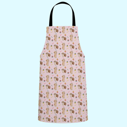 Lhasa Apso and Cupcakes Apron