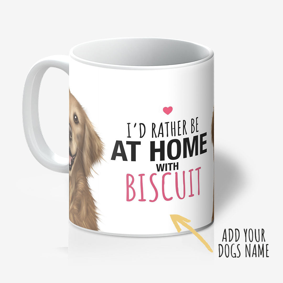 Personalised Golden Retriever Spaniel Mug