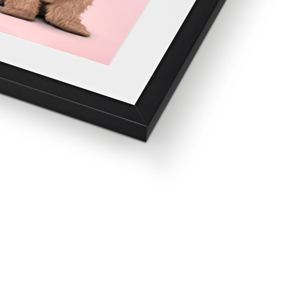 Cockapoo "Tippy Tappy" Framed Print
