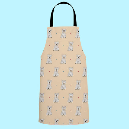 West Highland Terrier Pattern Apron