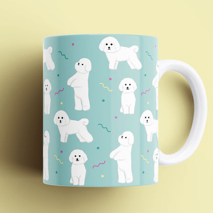 Bichon Frise Pattern Mug