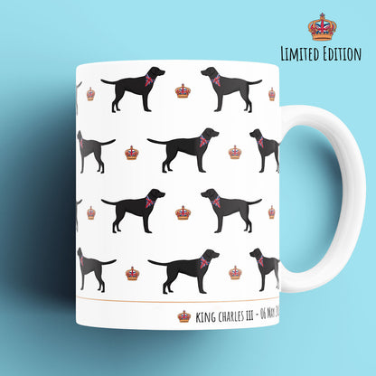 Black Labradors - Coronation Mug