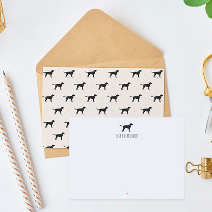 Black Labrador Notecard Set