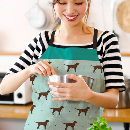 Chocolate Labradors Apron