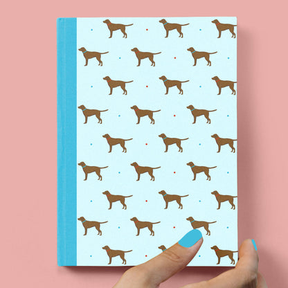 Chocolate Labrador Hardcover Journal