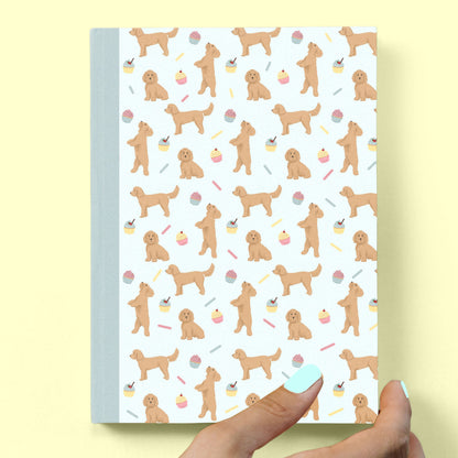 Cockapoos and Cupcakes Hardcover Journal