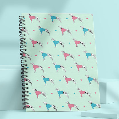 Dalmatians and Hearts Notebook