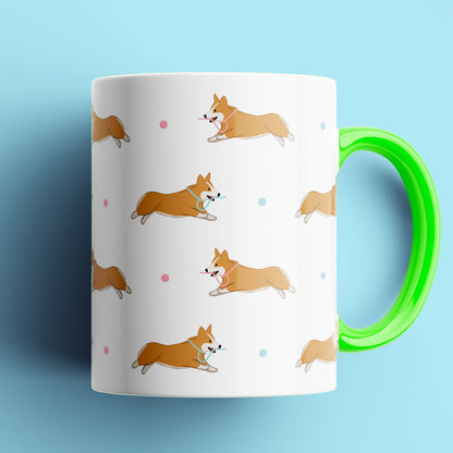 Corgi Patterned Mug