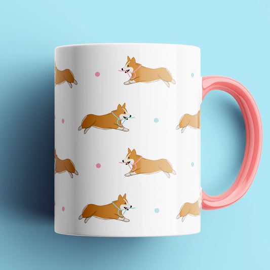 Corgi Patterned Mug