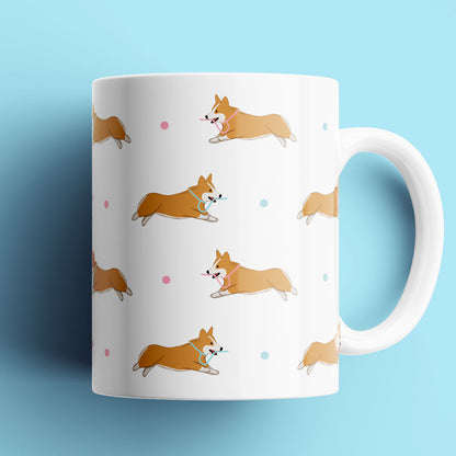 Corgi Patterned Mug