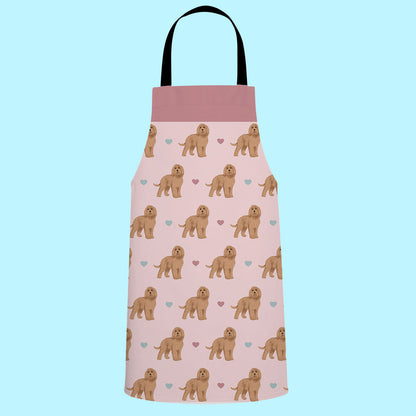 Labradoodles and Hearts Apron