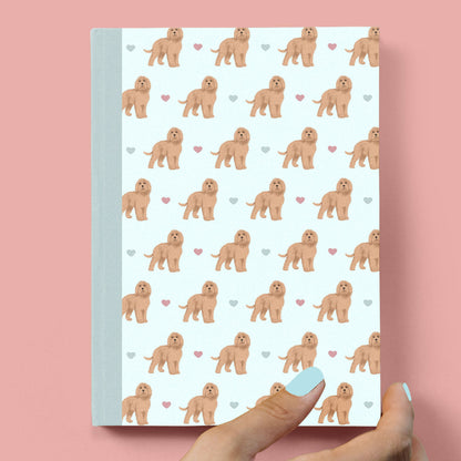 Labradoodles and Hearts Hardcover Journal
