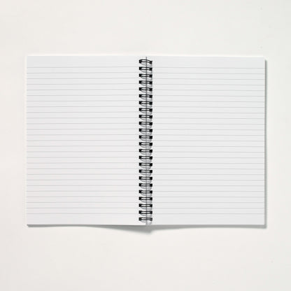 Black and White Cockapoos and Hearts Notebook