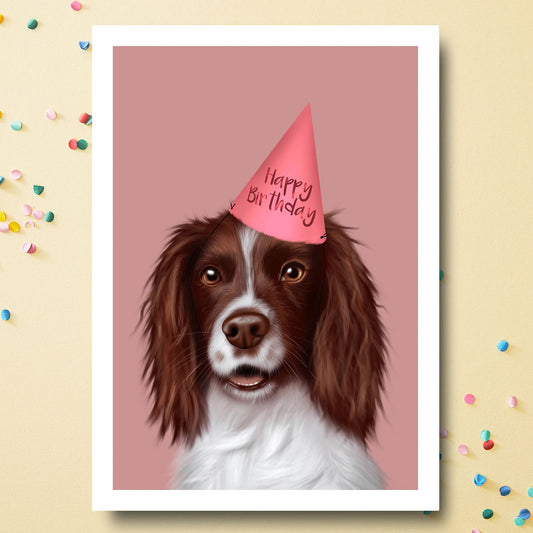 Springer Spaniel Birthday Card