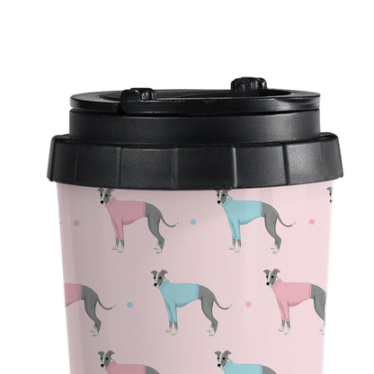 Whippets in Jumpers Travel Mug