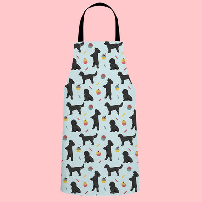 Black Cockapoos and Cupcakes Apron