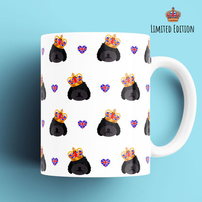 Black Cockapoos in Crowns - Coronation Mug